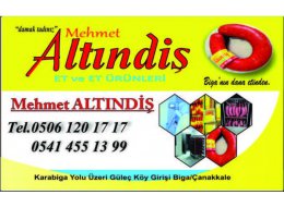 MEHMET ALTINDİŞ ALTINDİŞ ET VE ET ÜRÜNLERİ