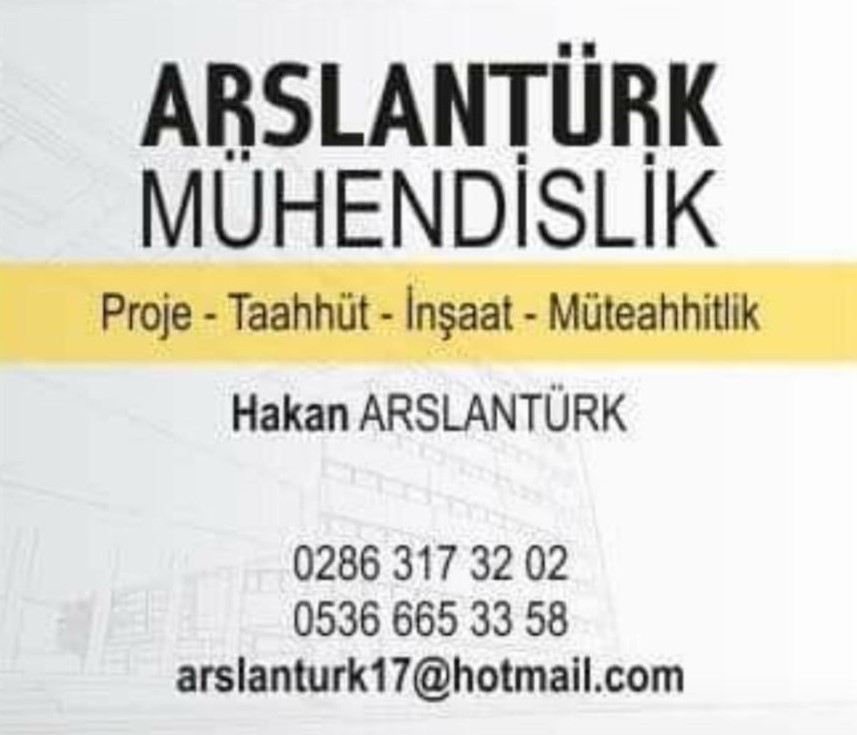 HAKAN ARSLANTÜRK ARSLANTÜRK MÜHENDİSLİK