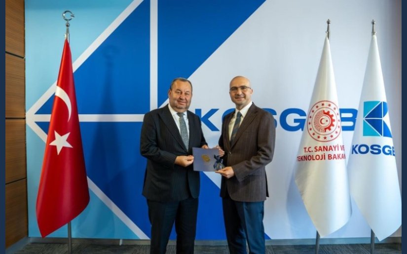 Yönetim Kurulu Başkanımız Şadan Doğan, KOSGEB Başkanımız Ahmet Serdar İbrahimcioğlu’nu makamında ziyaret etti. 