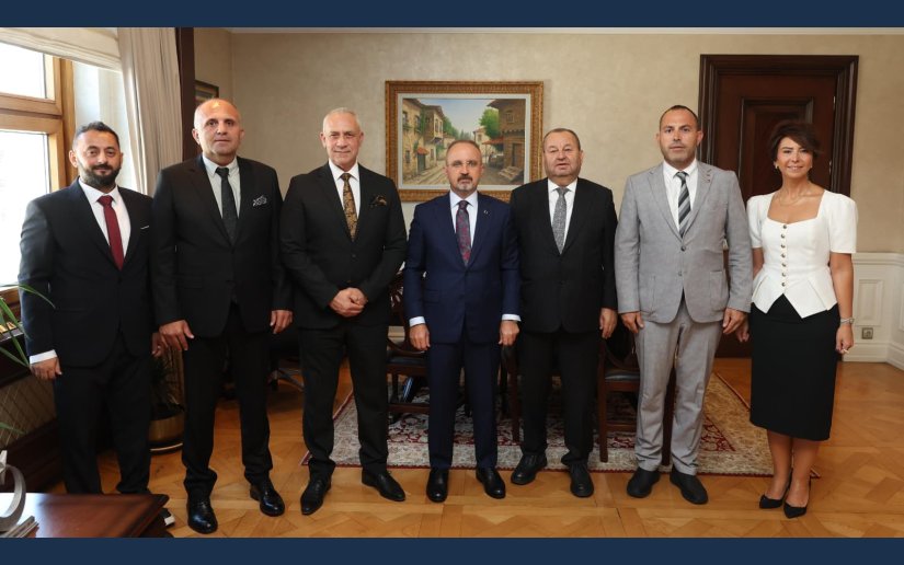 Yönetim Kurulu Başkanımız Şadan Doğan, İçişleri Bakan Yardımcımız Bülent Turan’ı makamında ziyaret etti.