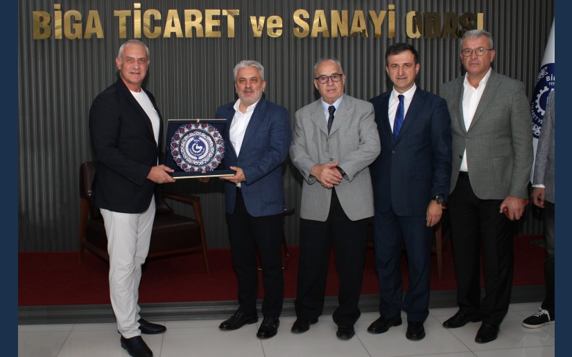 Milletvekili Ayhan Salman ve AK Parti Heyetinden Biga TSO’ya Ziyaret
